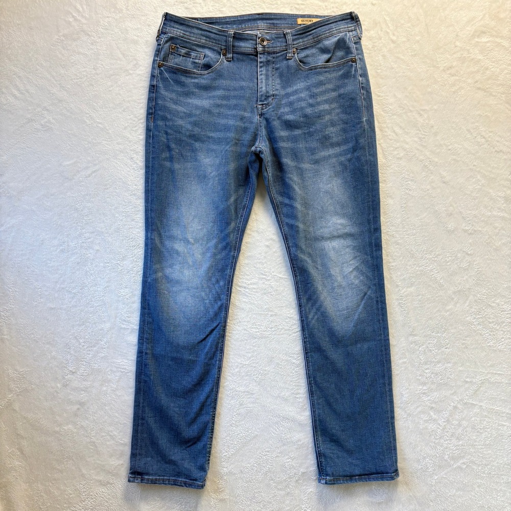 SEVEN7 Jeans Men's‎ W34 L32 Blue Wash Premium Denim Athletic Fit